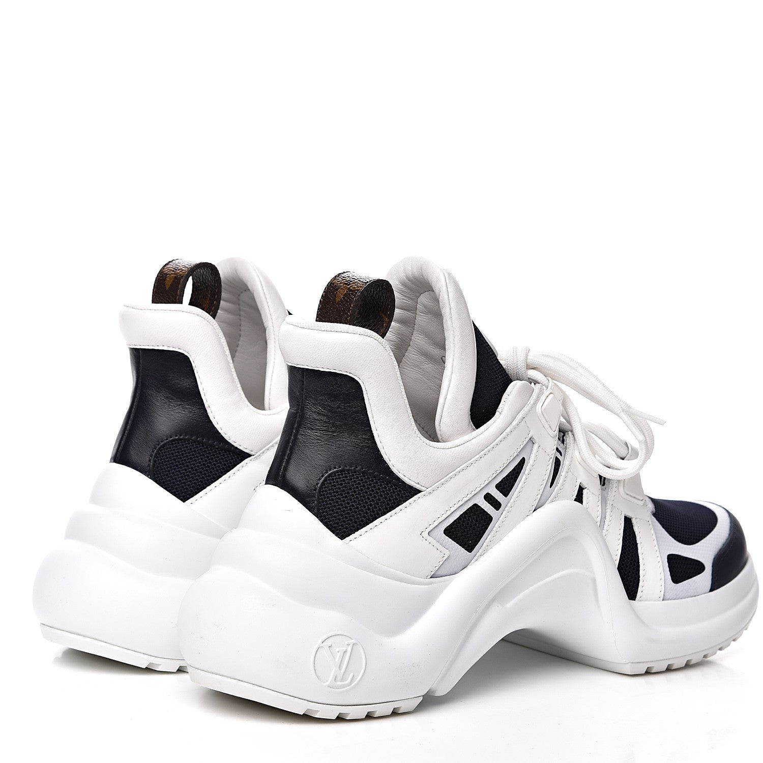 Louis Vuitton Calfskin Technical Nylon LV Archlight Sneakers 40 Marine 4 of 9