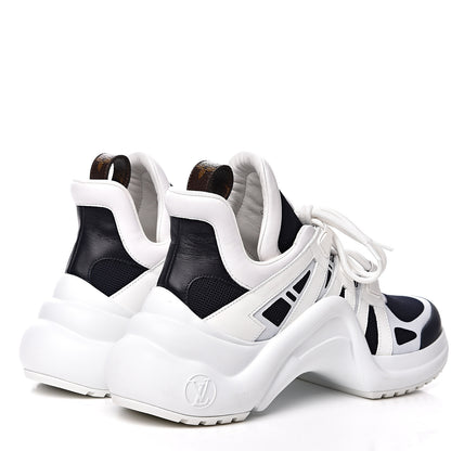 Louis Vuitton Calfskin Technical Nylon LV Archlight Sneakers 40 Marine 4 of 9