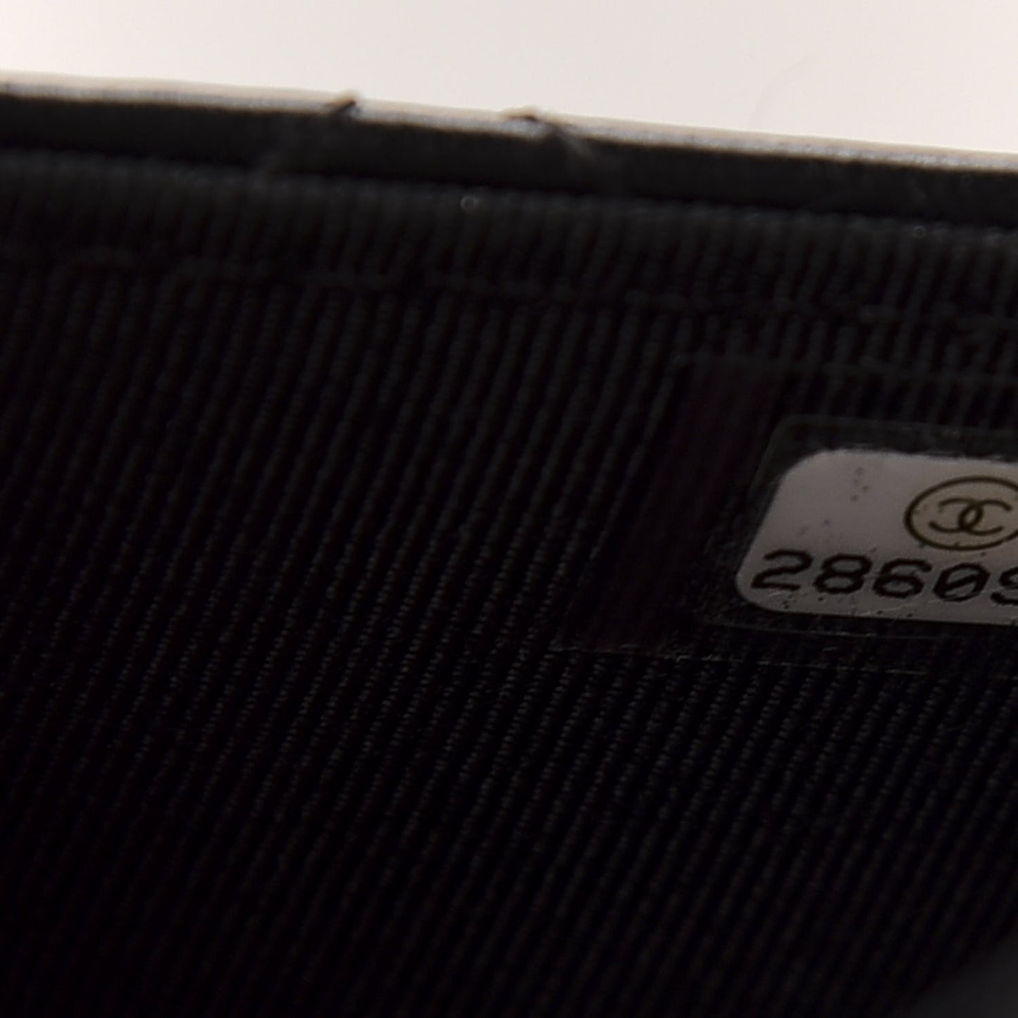 Lambskin Quilted Wallet On Chain WOC Black