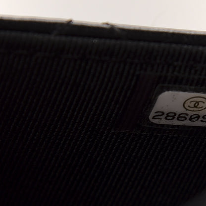 Chanel Lambskin Quilted Wallet On Chain WOC Black 8 of 12