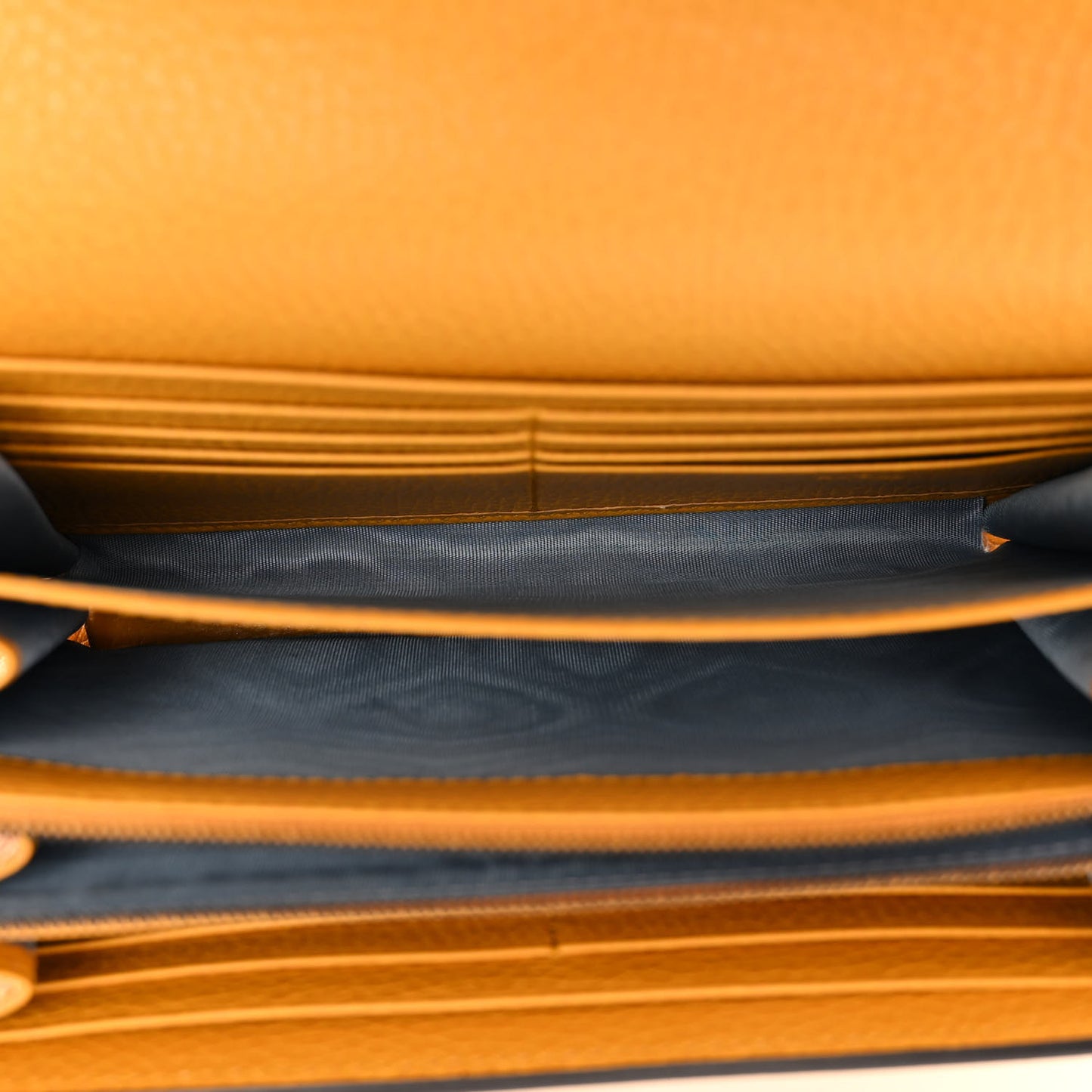 Calfskin Garden Dionysus Chain Wallet Yellow