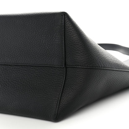 The Row Grained Calfskin Medium N/S Park Tote Black 8 of 8