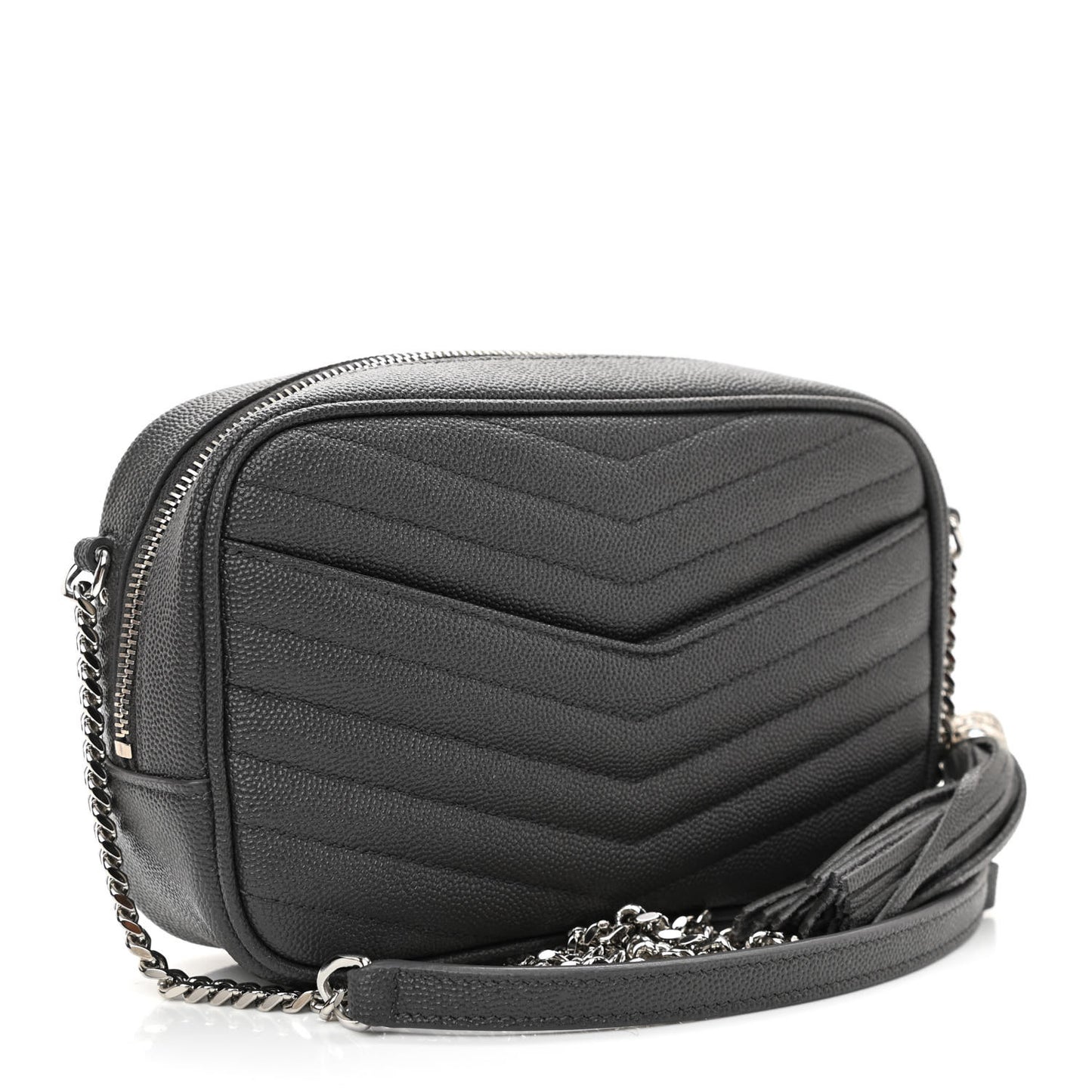 Grain De Poudre Matelasse Monogram Mini Lou Camera Bag Asphalt