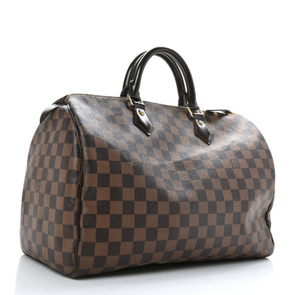 Louis Vuitton Damier Ebene Speedy 35 3 of 11