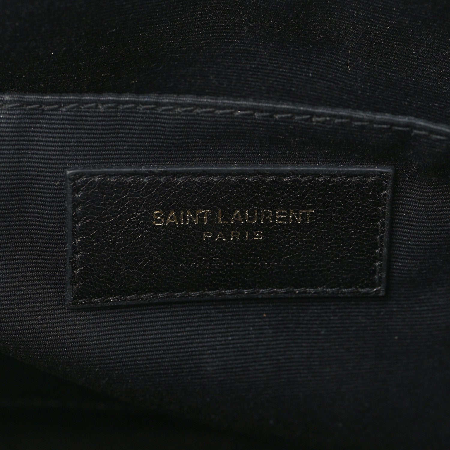 Saint Laurent Calfskin Matelasse Monogram Lou Camera Bag Black 6 of 10
