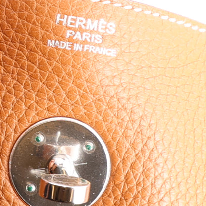Hermes Taurillon Clemence Lindy 34 Gold 6 of 10