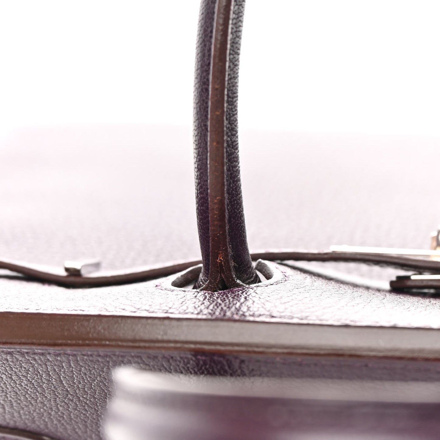 Chevre Mysore Birkin 30 Raisin
