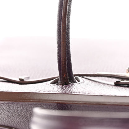 Hermes Chevre Mysore Birkin 30 Raisin 10 of 15