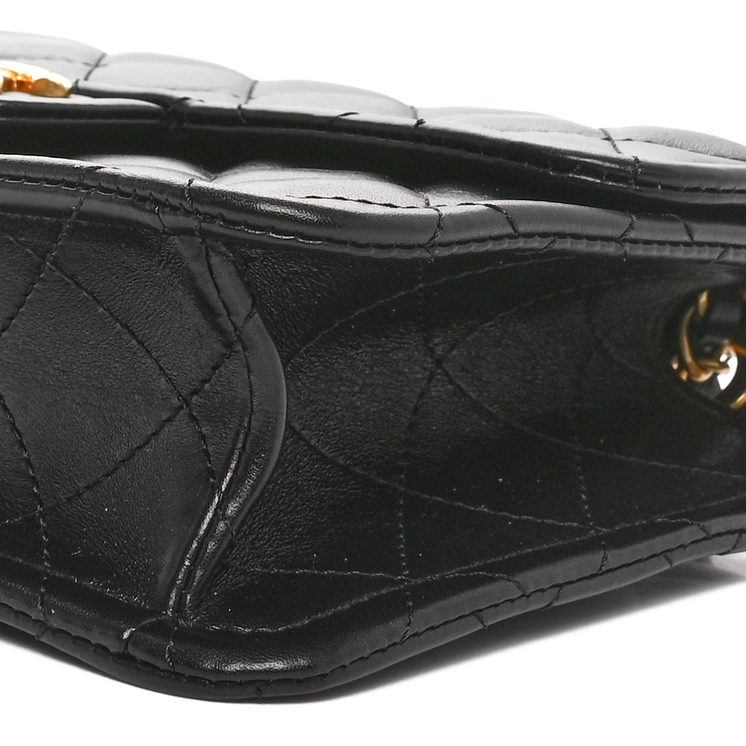 Chanel Calfskin Quilted Sweet Crush Flap Bag Black 10 of 11