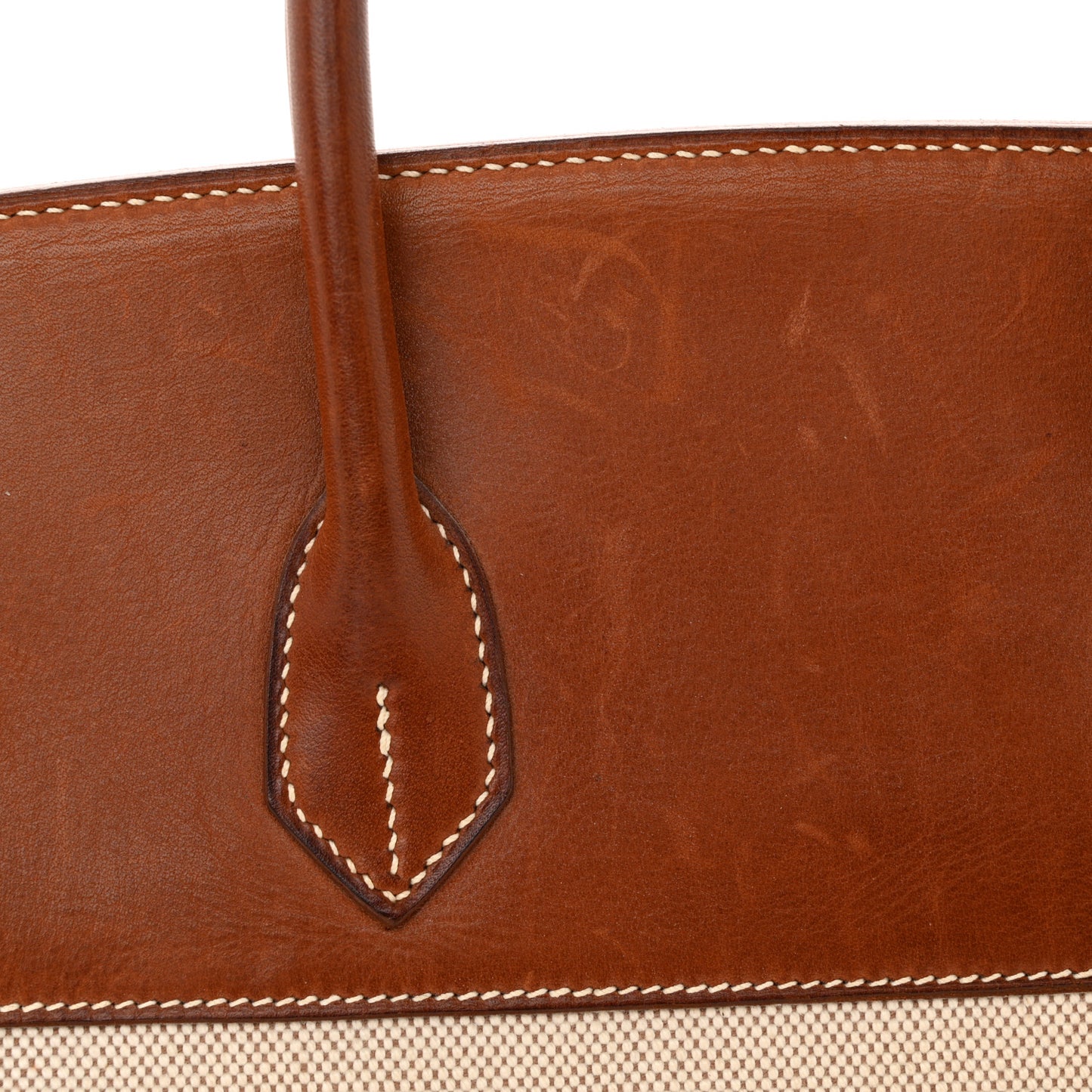 Toile Barenia Birkin 35 Fauve