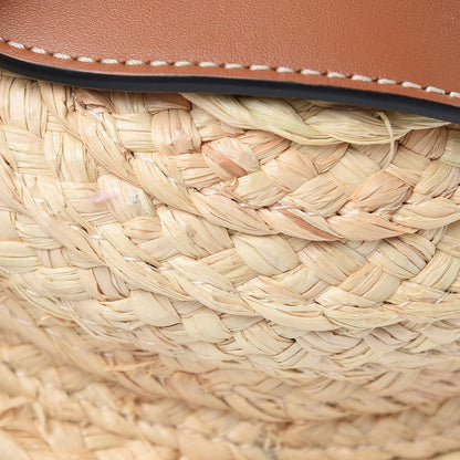 Loewe Calfskin Raffia Mini Gate Crossbody Bag Natural Tan 7 of 7