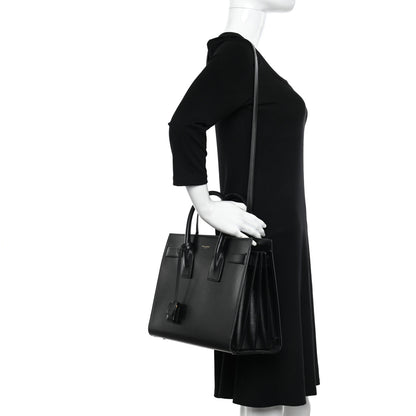 Saint Laurent Calfskin Small Sac De Jour Black 2 of 15