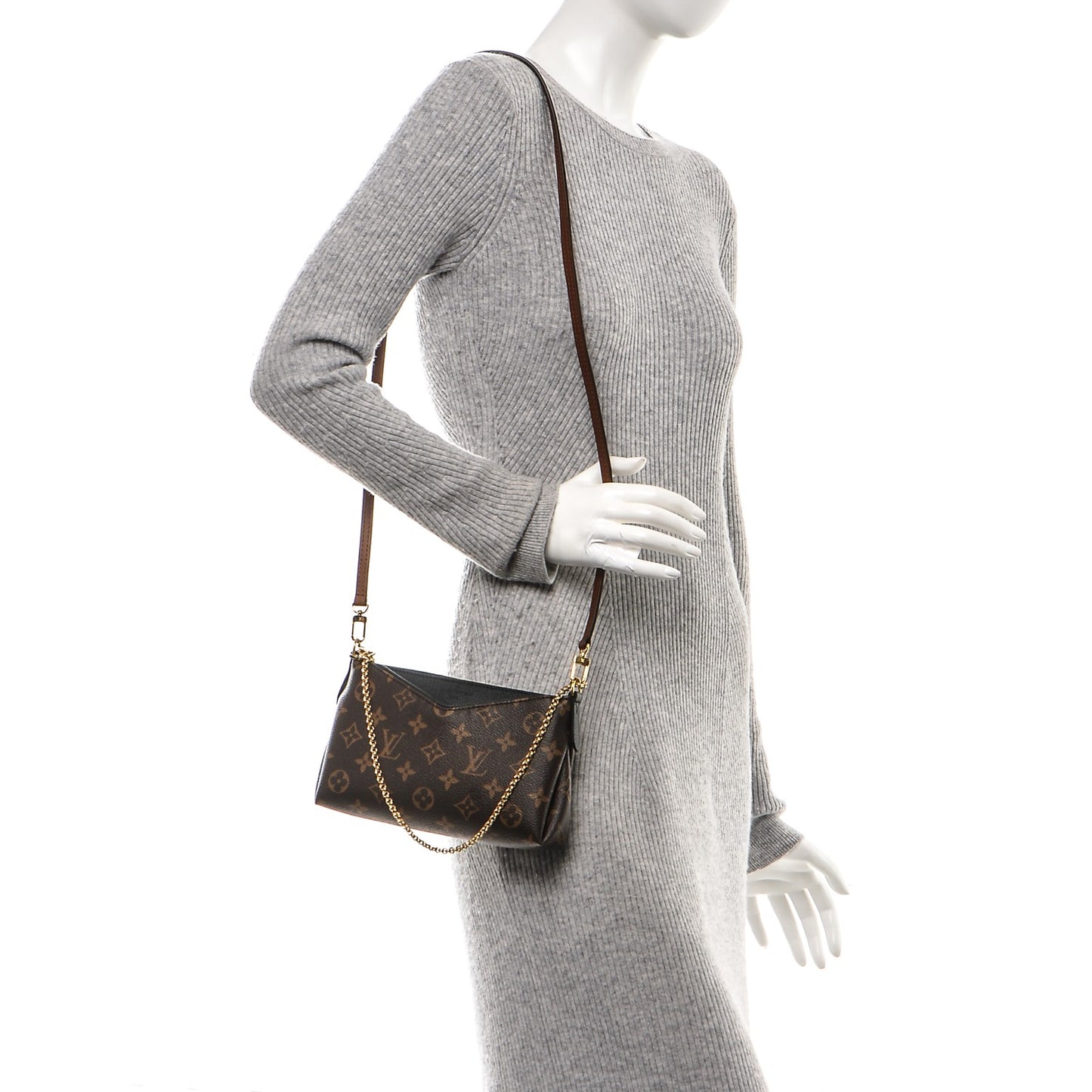 Monogram Pallas Clutch Black