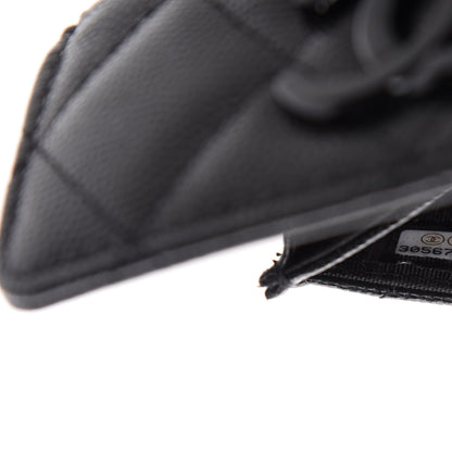 Chanel Caviar Quilted My Everything Flap Card Holder Black 8 of 8