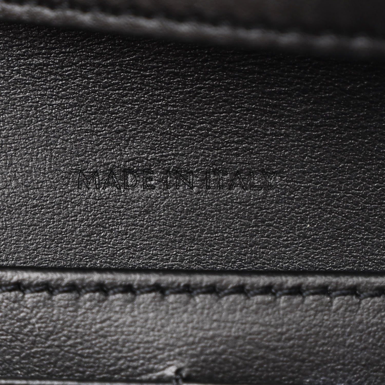 Celine Shiny Calfskin Triomphe Margo Wallet on Chain Black 7 of 11