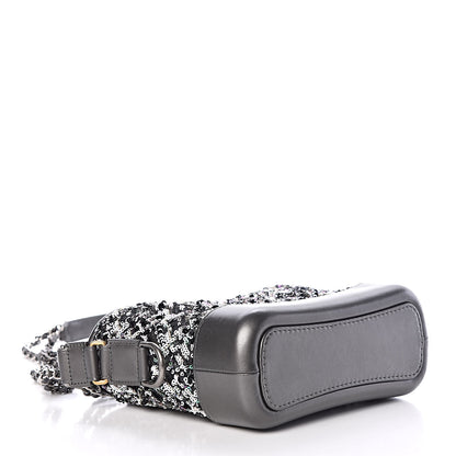 Chanel Sequin Calfskin Small Gabrielle Hobo Black 4 of 10