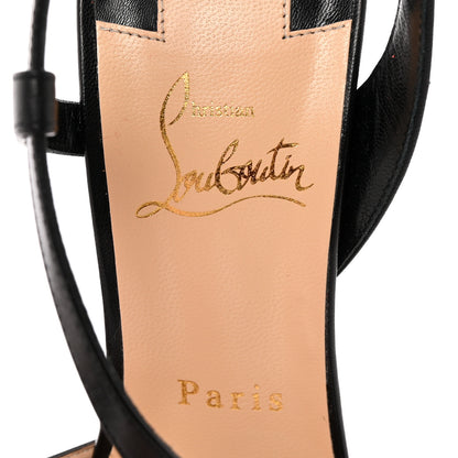 Christian Louboutin Nappa Platina 100 Pumps 38.5 Black Silver 7 of 11