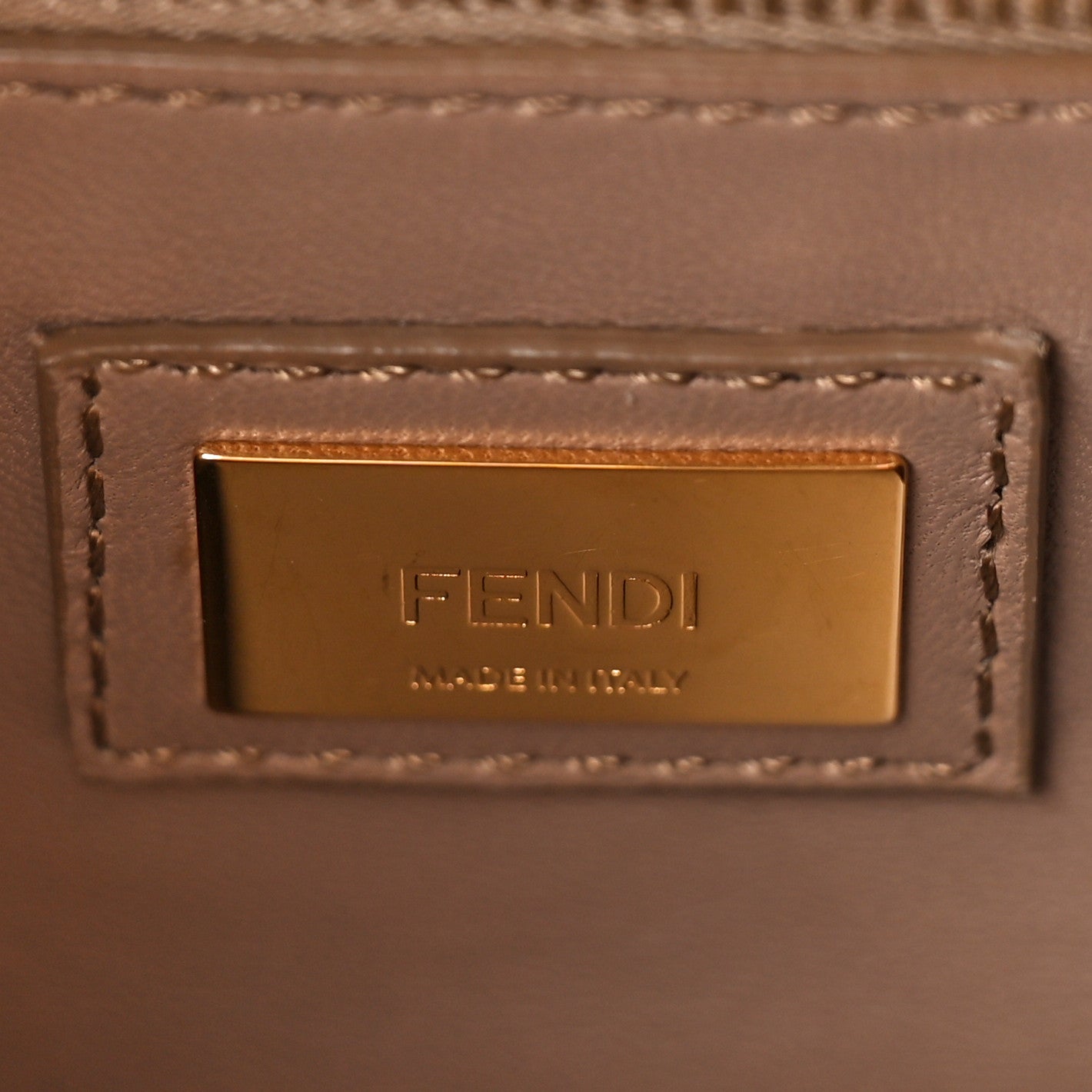 Nappa Mini Peekaboo Iconic Satchel Tortora