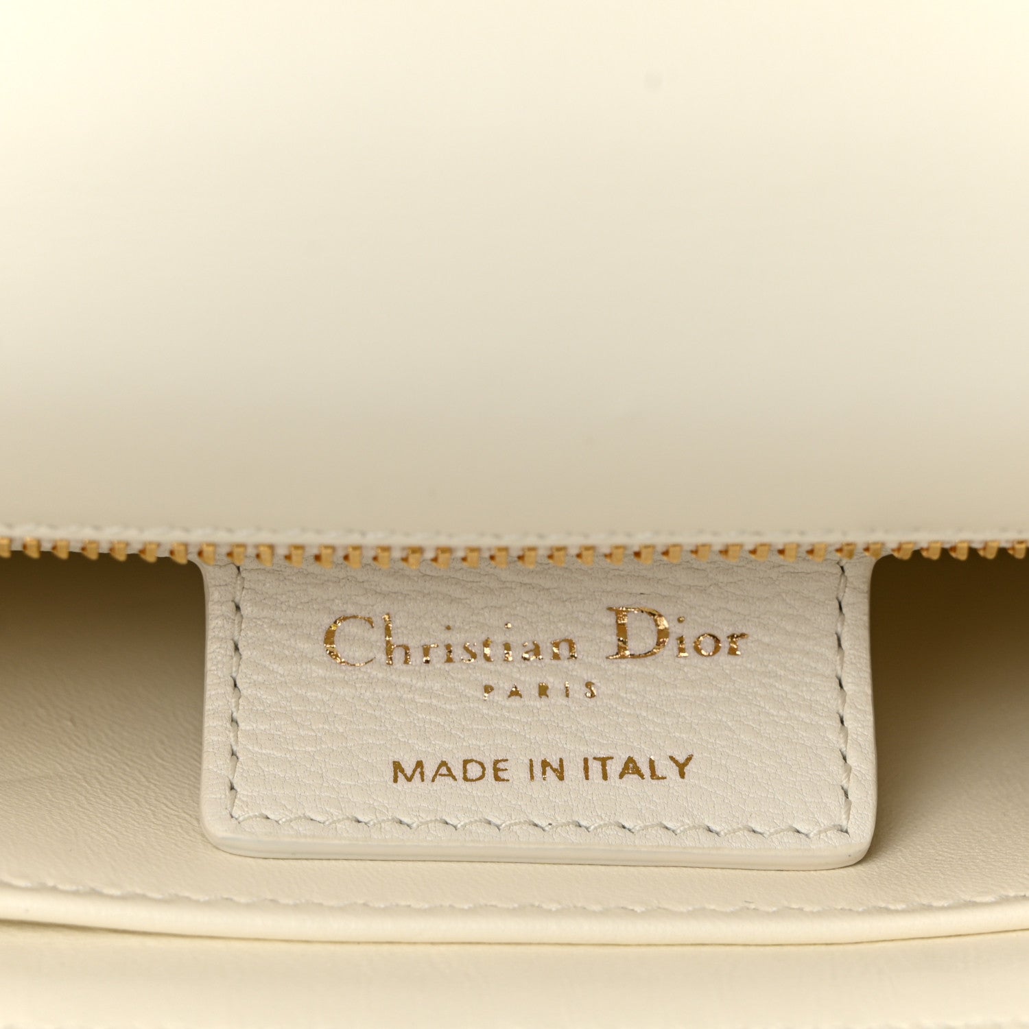 Christian Dior Lambskin Cannage Small Caro Bag Ivory 6 of 11