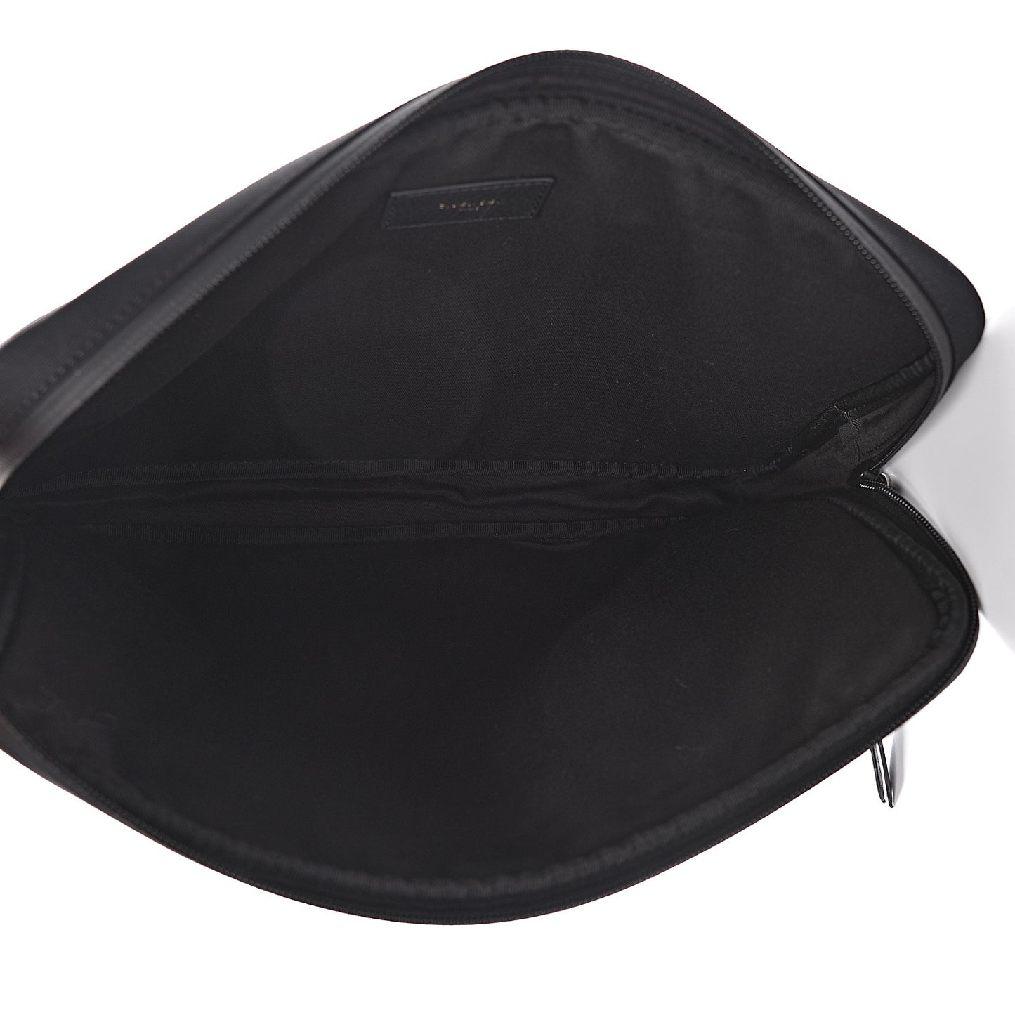 Canvas Logo Zip Laptop Case Black