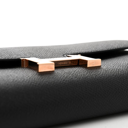 Hermes Epsom Constance Wallet To Go Black 13 of 14