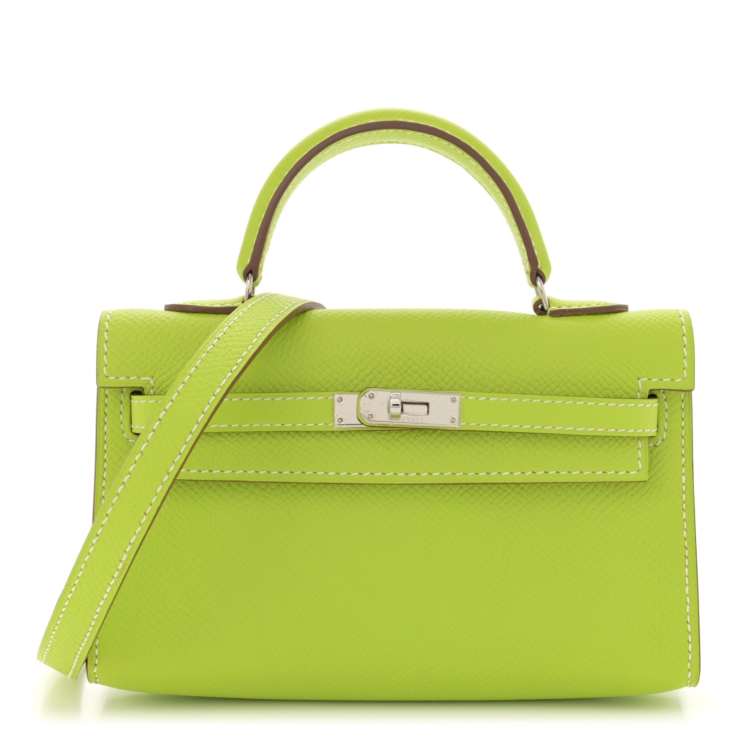 Hermes Epsom Micro Kelly 15 Kiwi 1 of 11