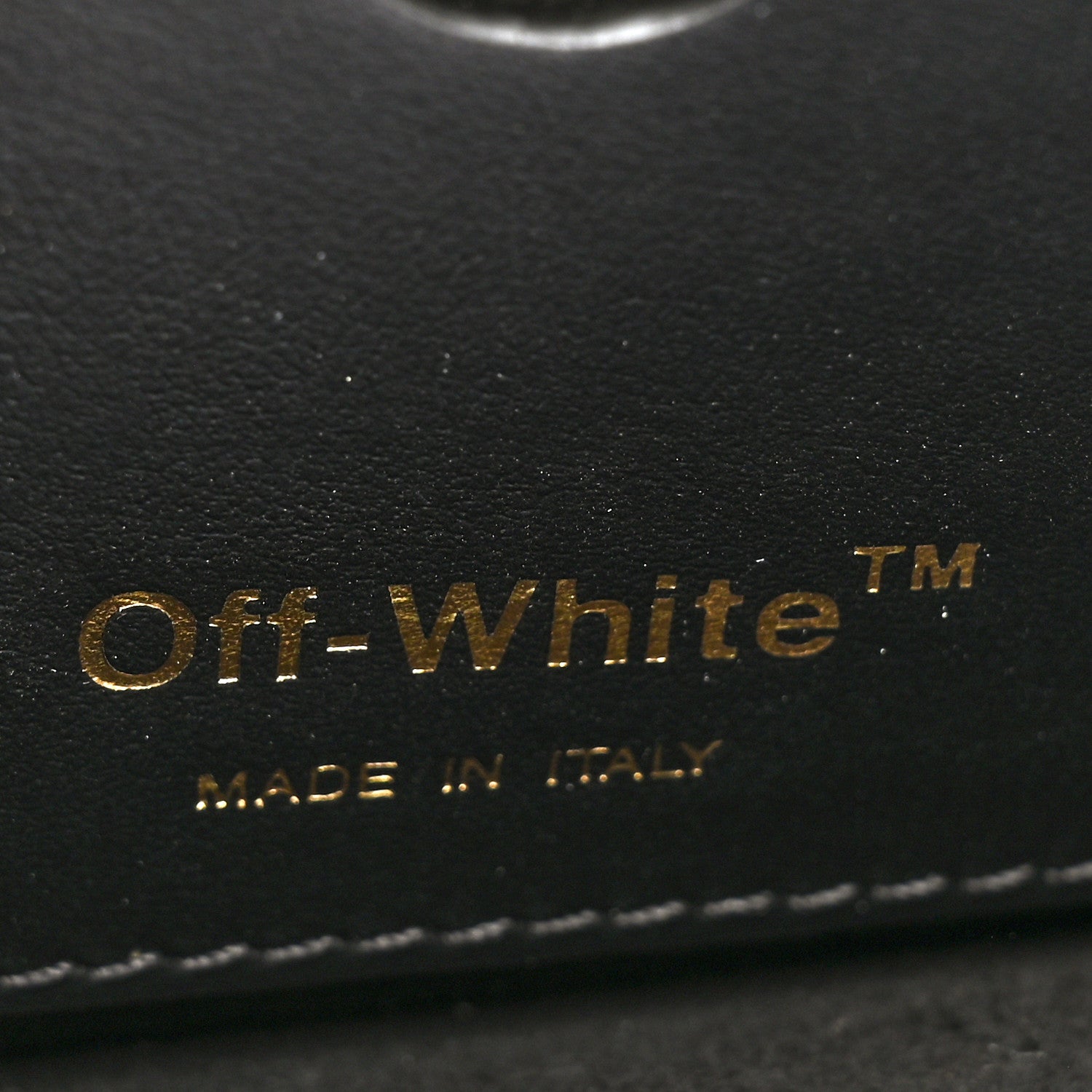 Off-White Calfskin Diag Binder Flap Bag Black 7 of 9