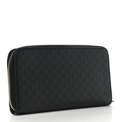 Gucci Microguccissima Zip Around Wallet Black 3 of 9