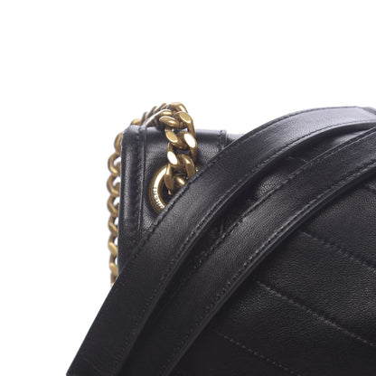 Saint Laurent Lambskin Matelasse Monogram Medium Niki Chain Satchel Black 10 of 11