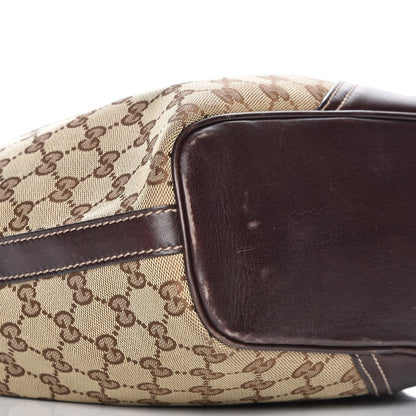 Gucci Monogram Medium Britt Hobo Dark Brown 8 of 10