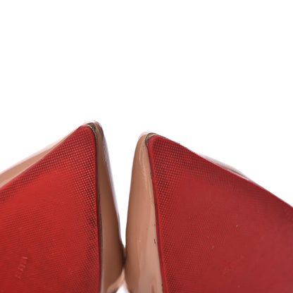 Christian Louboutin Patent Pigalle 120 Pumps 40.5 Nude 6 of 14