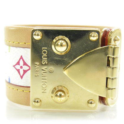 Louis Vuitton Monogram Multicolor S Lock Bracelet White 1 of 6