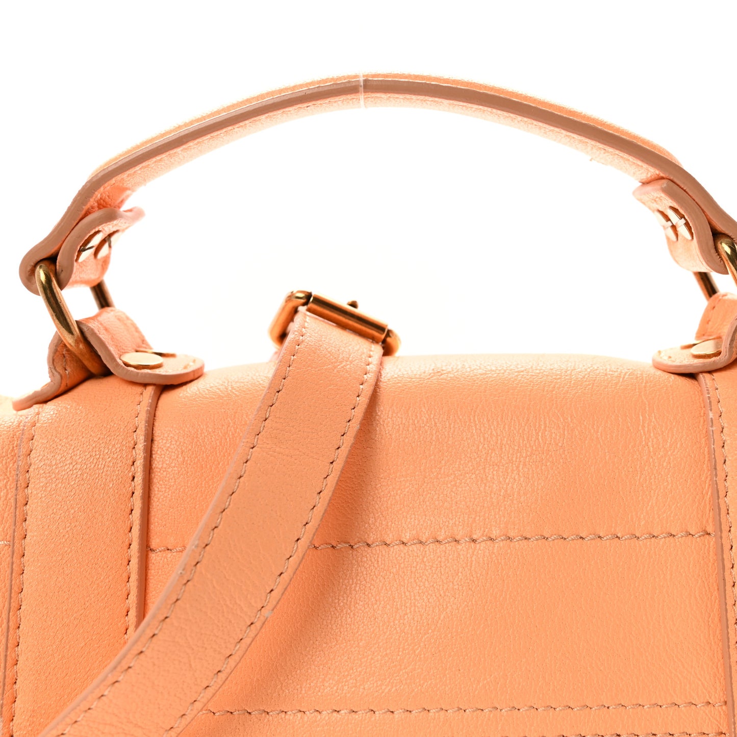 Lambskin Tiny PS1 Satchel Apricot