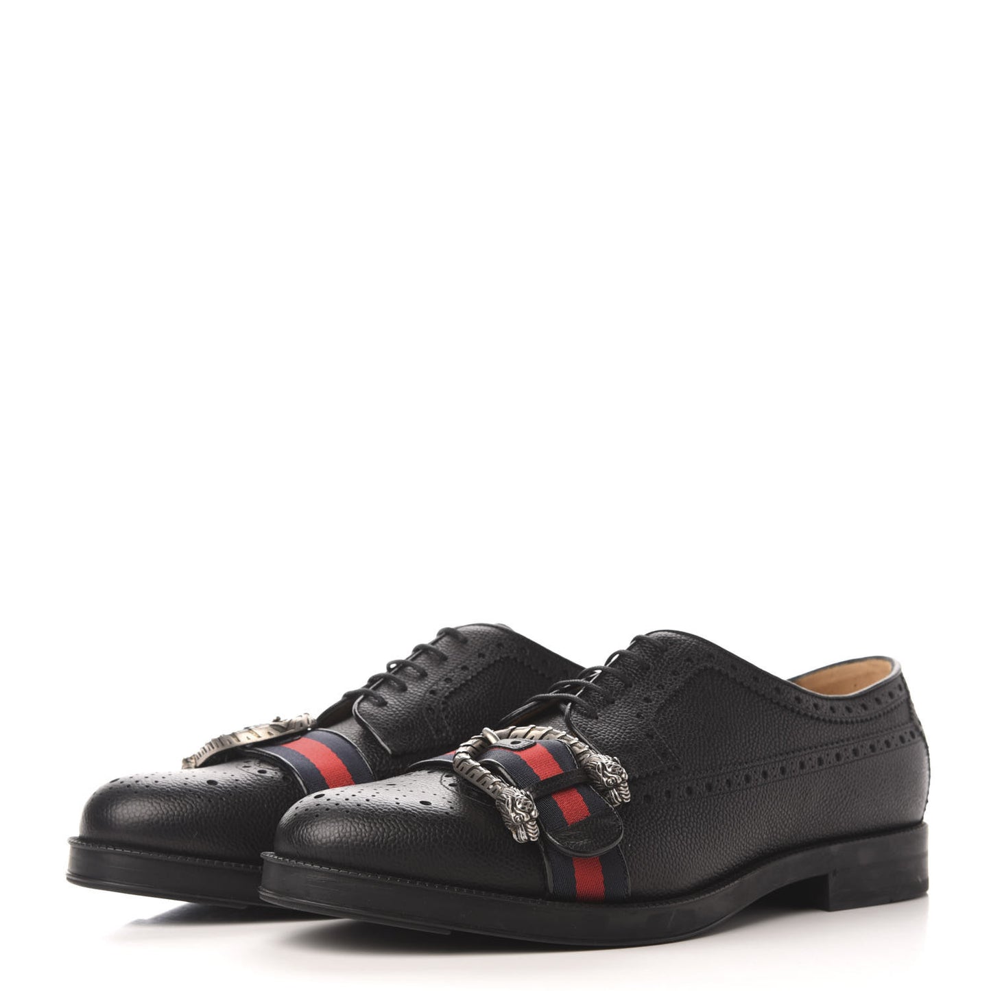 Pebbled Calfskin Dionysus Web Mens Martins Shoes 11 Black