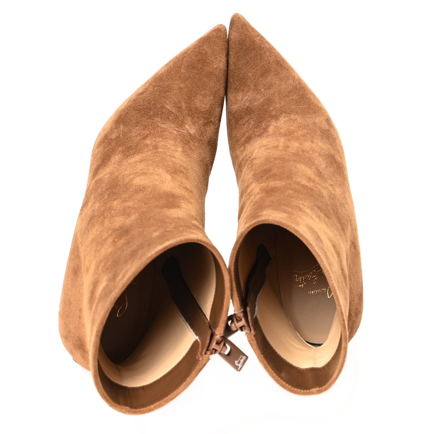 Suede Calfskin Condora Botta 85 Ankle Boots 36.5 Rhea