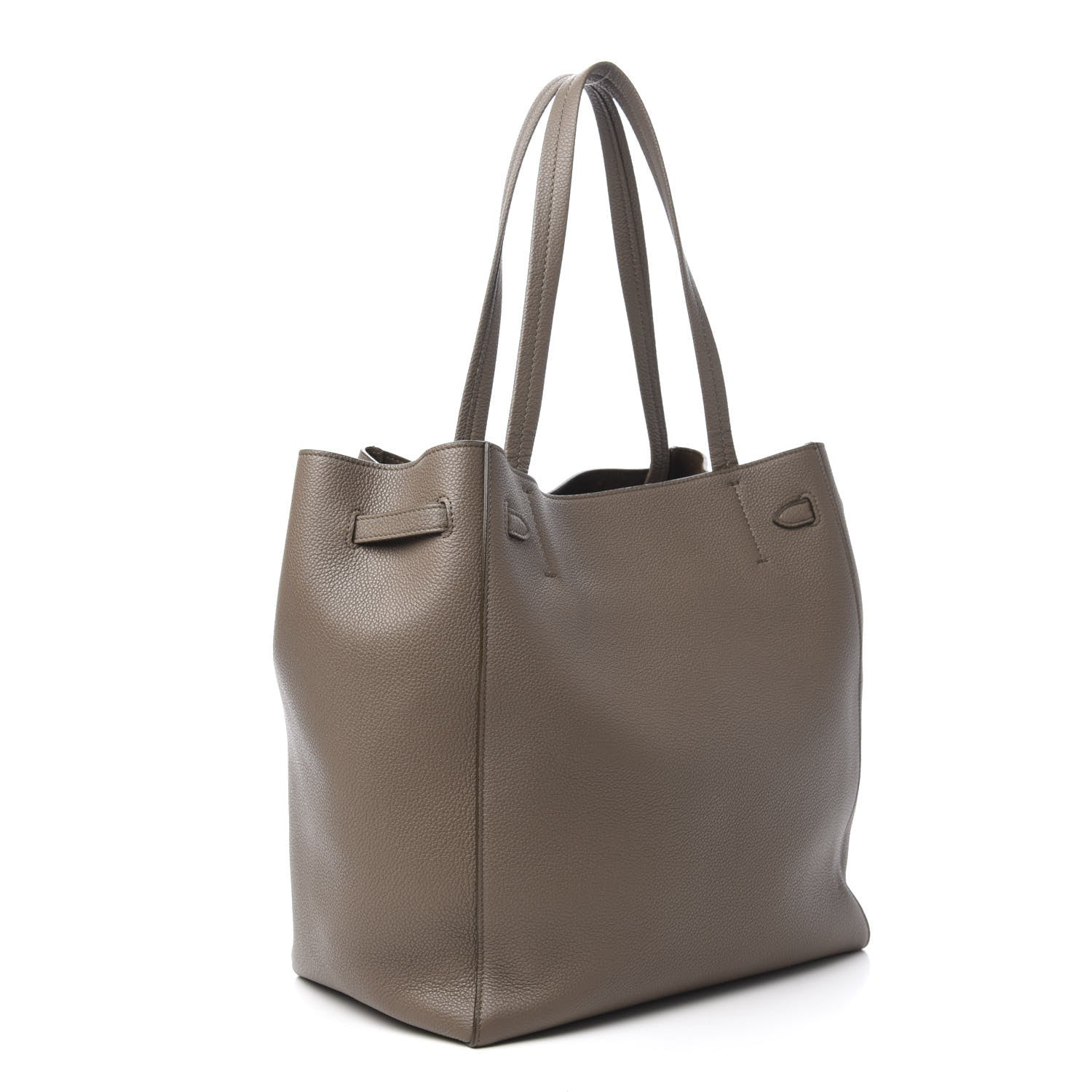 Celine Soft Grained Calfskin Small Belt Cabas Phantom Taupe 3 of 10