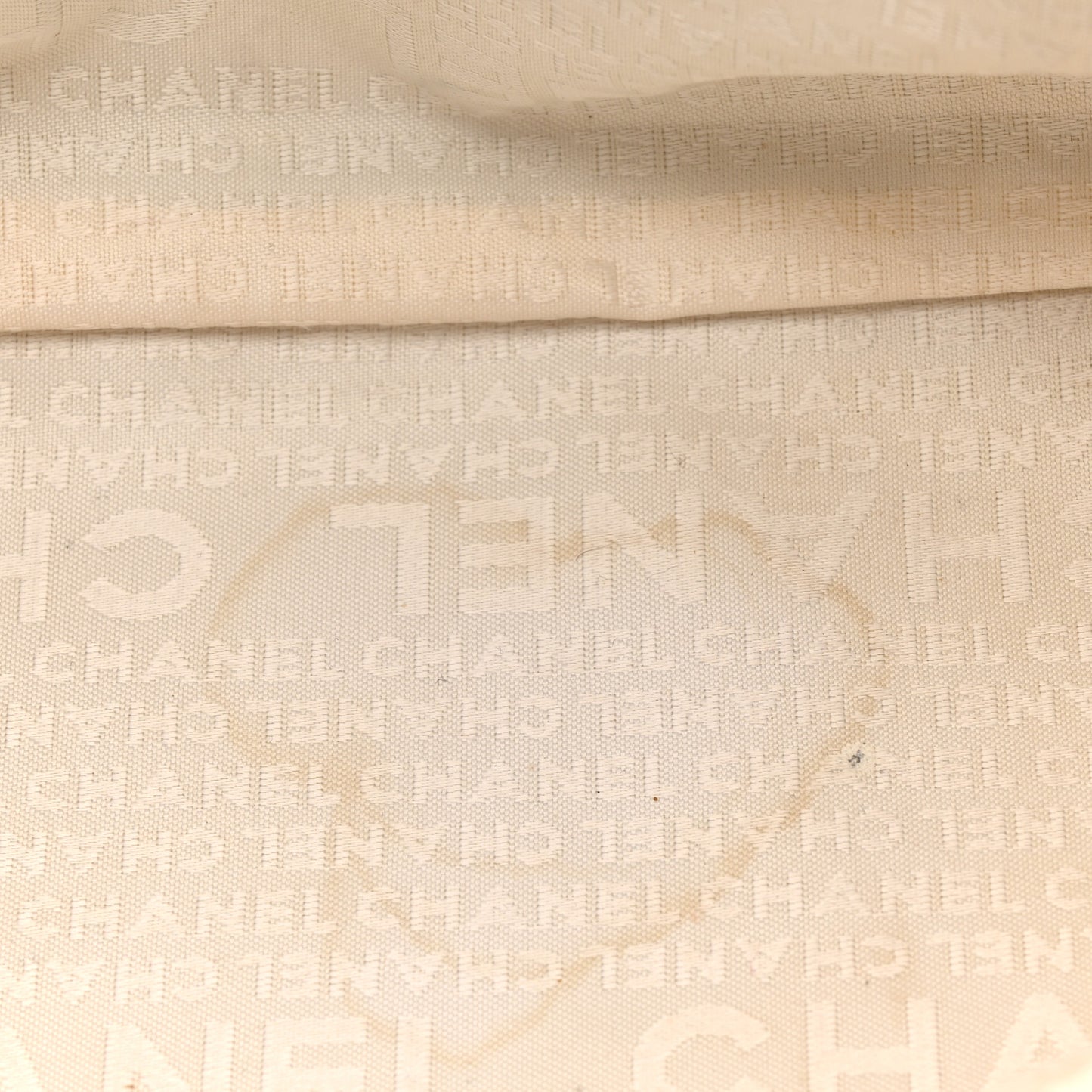 Canvas Quilted N°5 Shopping Tote Beige