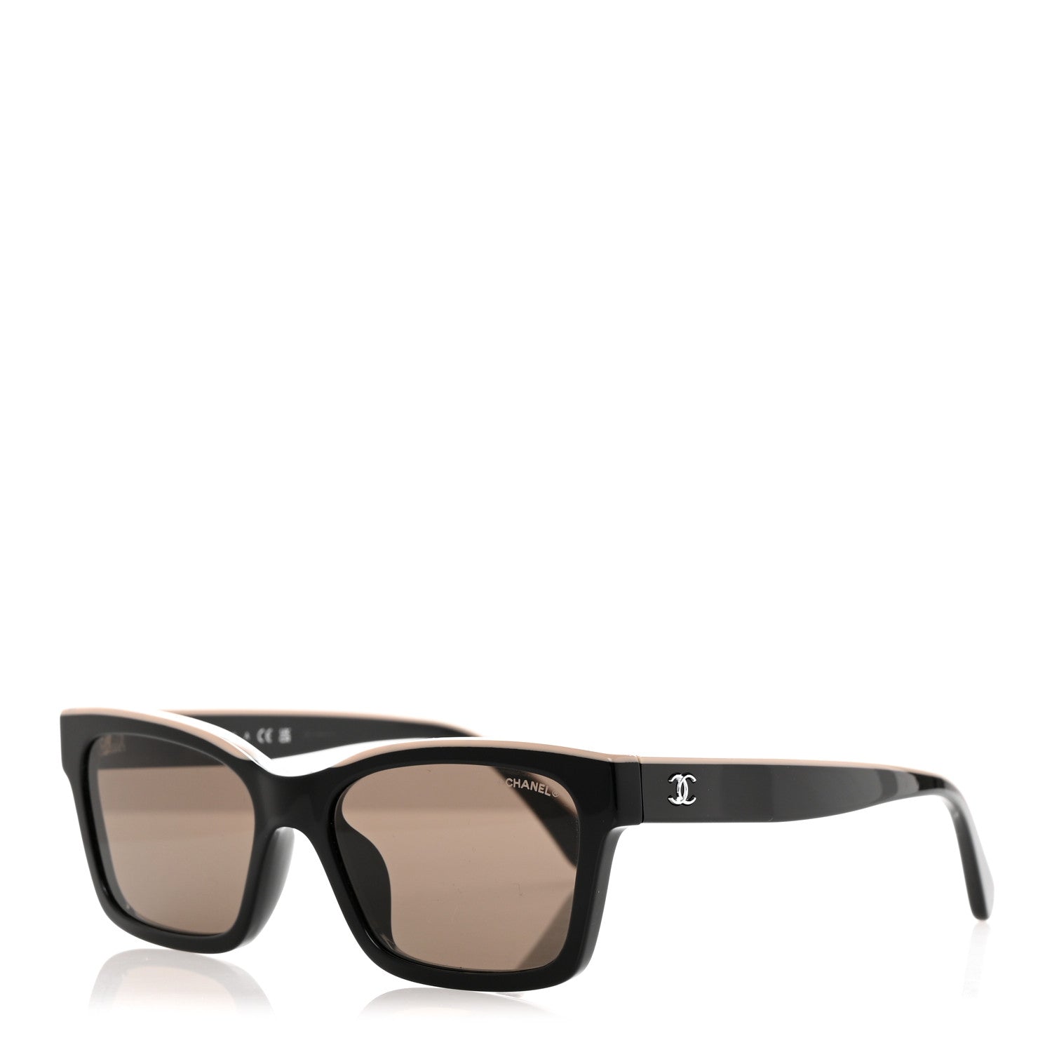 Chanel Acetate Square Sunglasses 5417-A Black 1 of 8