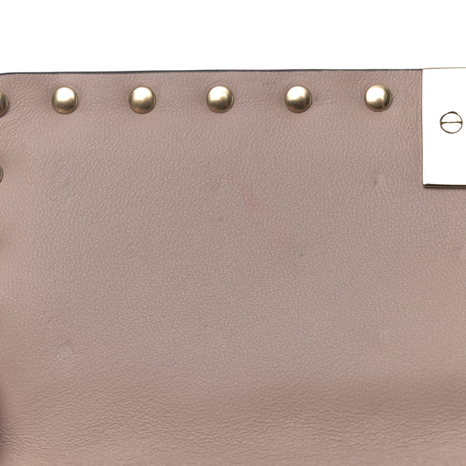 Valentino Garavani Lambskin Medium Rockstud Spike Shoulder Bag Poudre 12 of 14