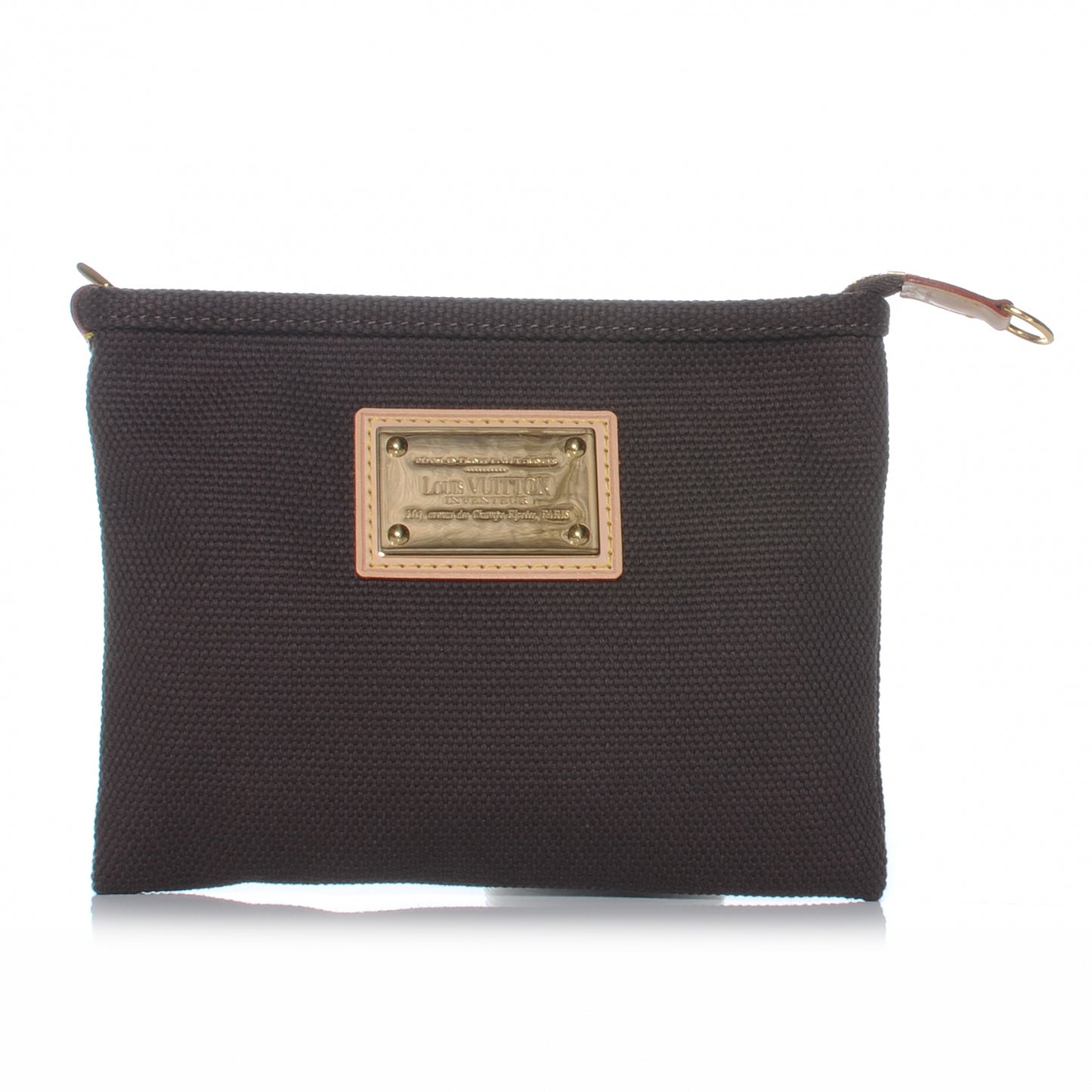 Cabas Antigua Pochette Plate PM Brown