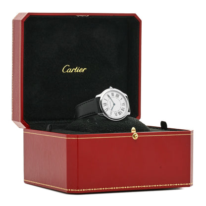 Cartier Stainless Steel Calfskin 36mm Ronde Must de Cartier Quartz Watch 5 of 5