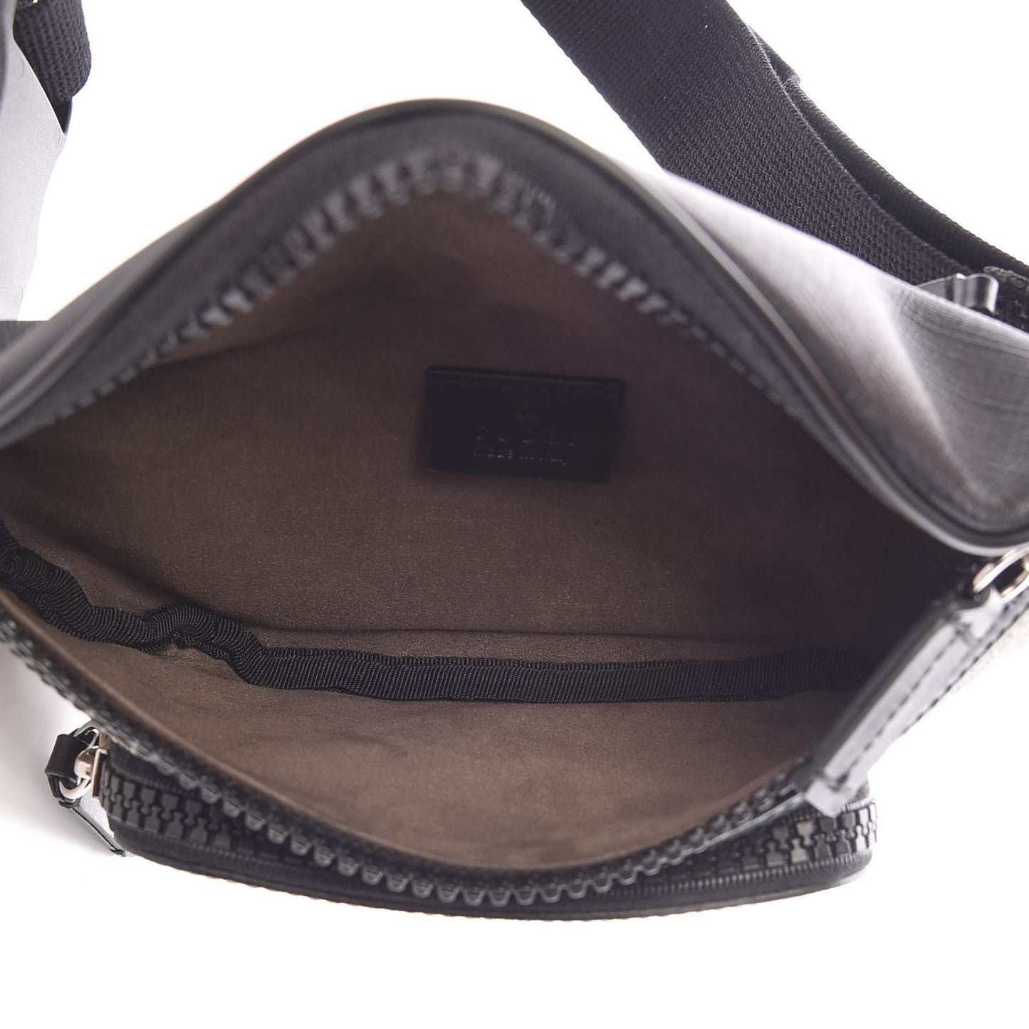 GG Supreme Monogram Belt Bag Black