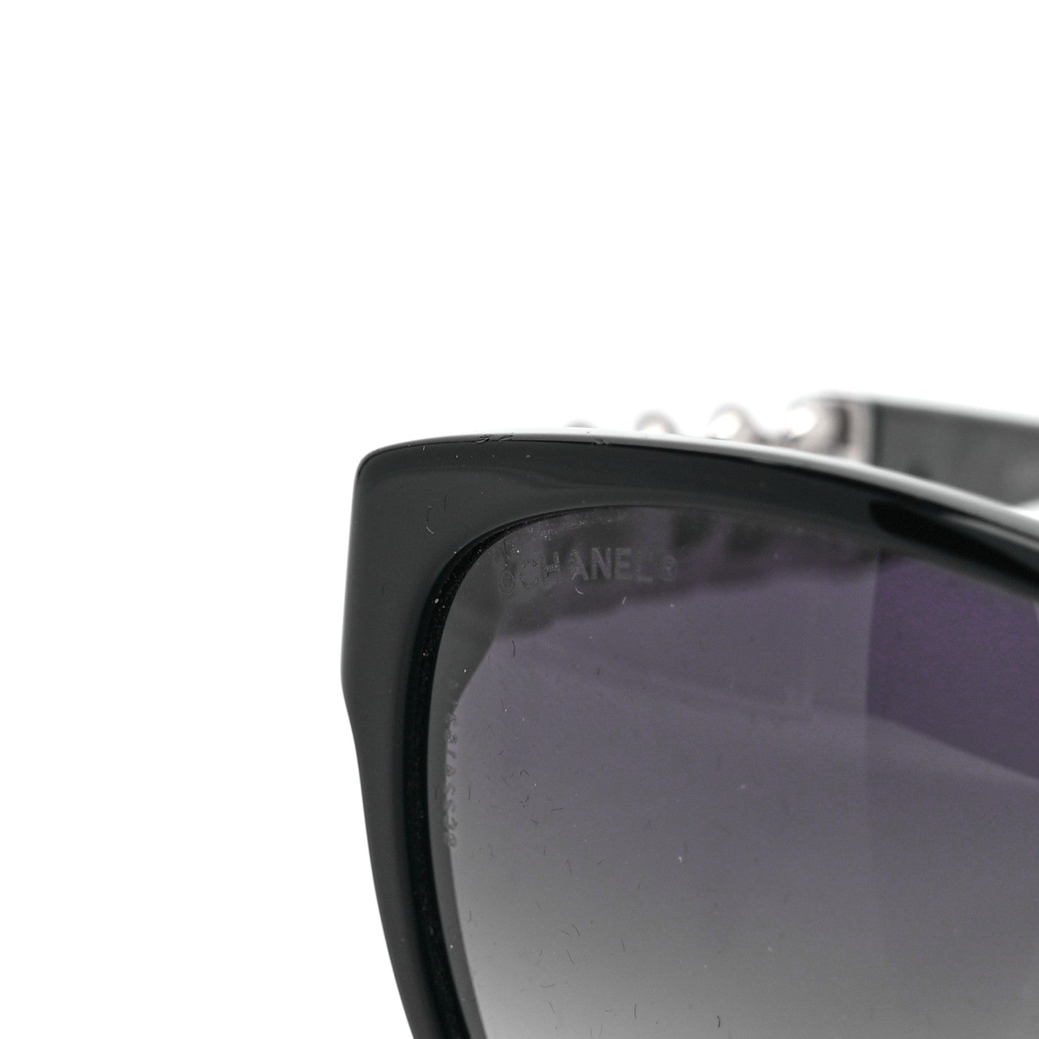 Chanel CC Chain Sunglasses 5215Q Black 7 of 8