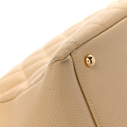 Chanel Caviar Quilted Petit Timeless Tote PTT Beige 10 of 24