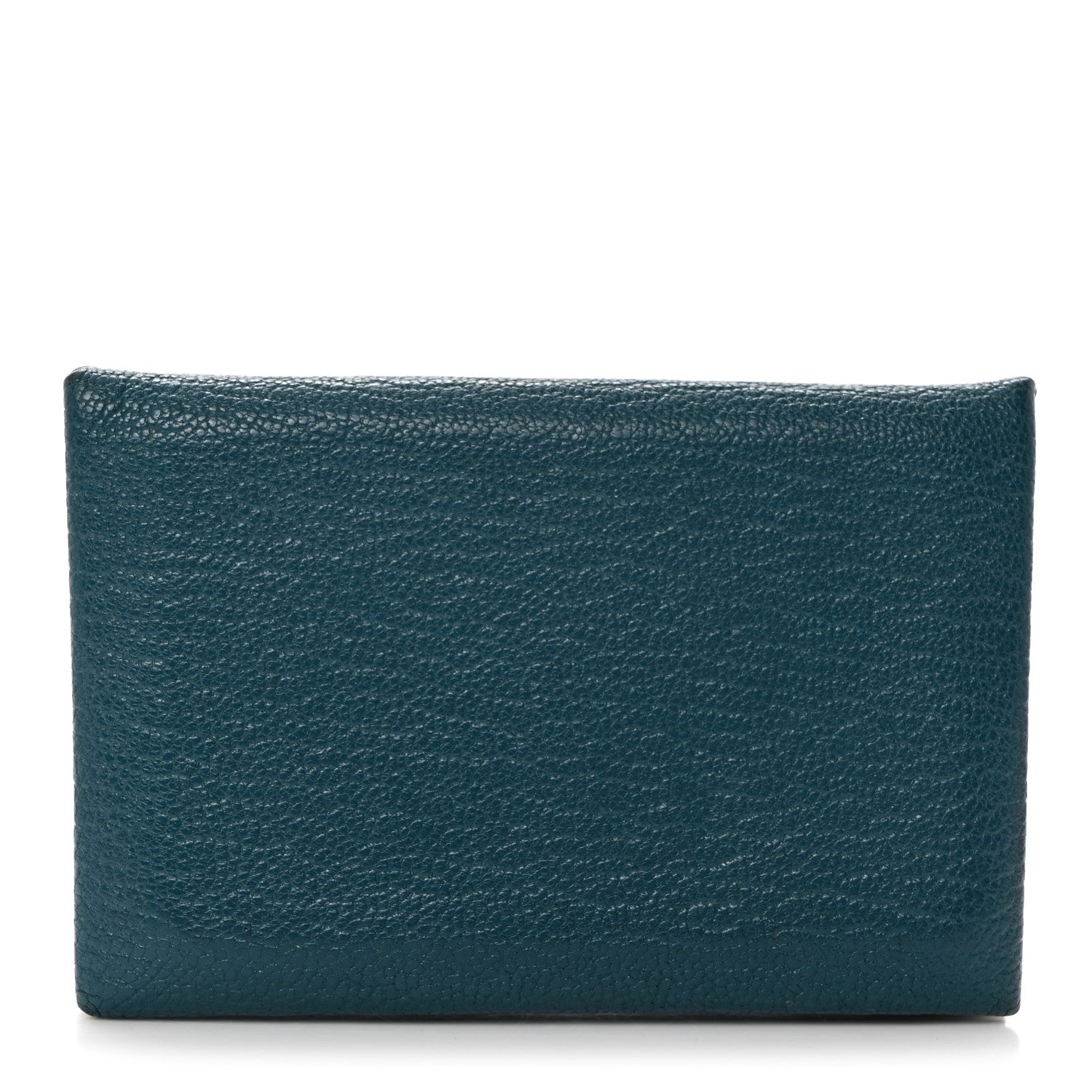 Hermes Chevre Mysore Calvi Card Case Vert Bosphore 1 of 8