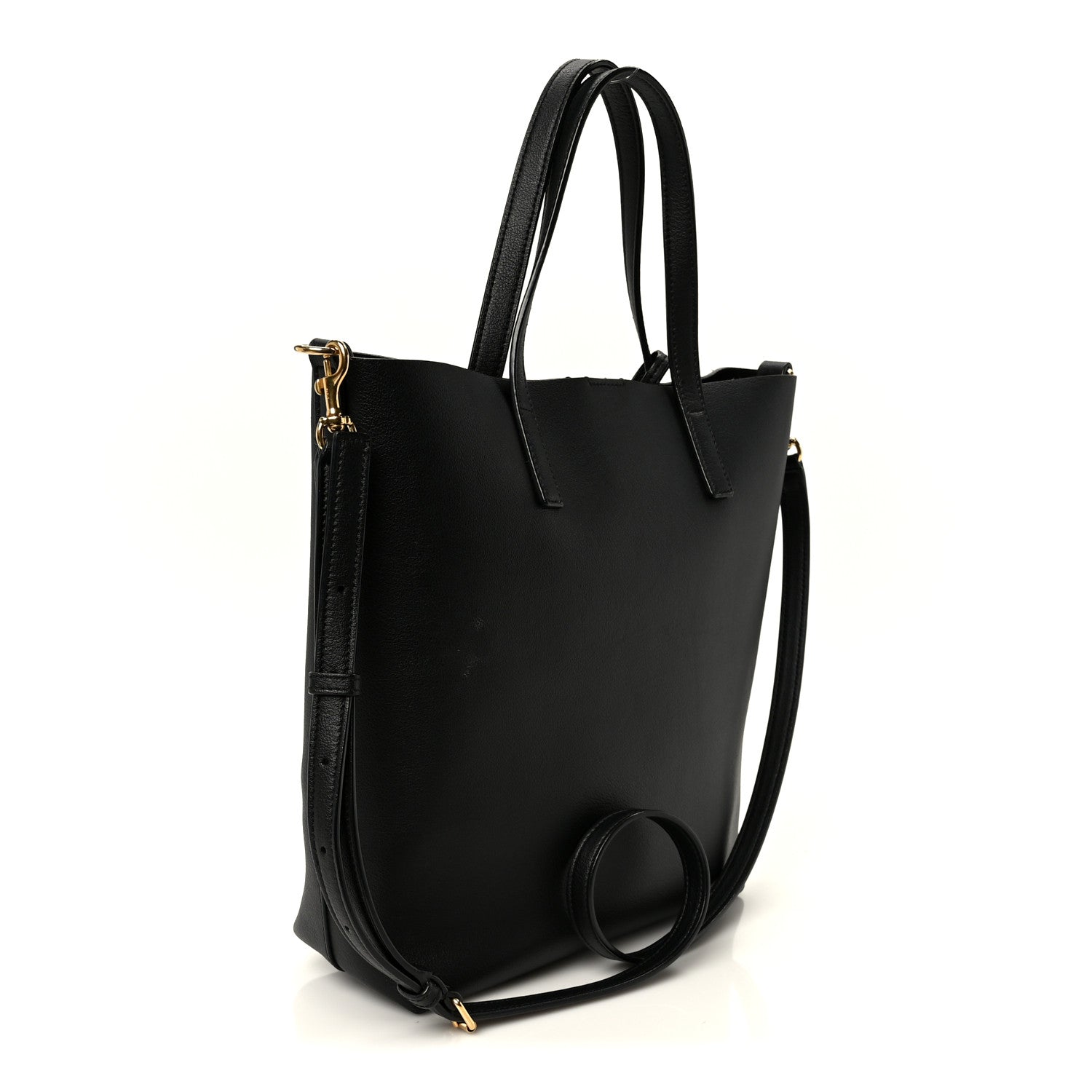 Saint Laurent Calfskin Toy Shopping Tote Black 2 of 9