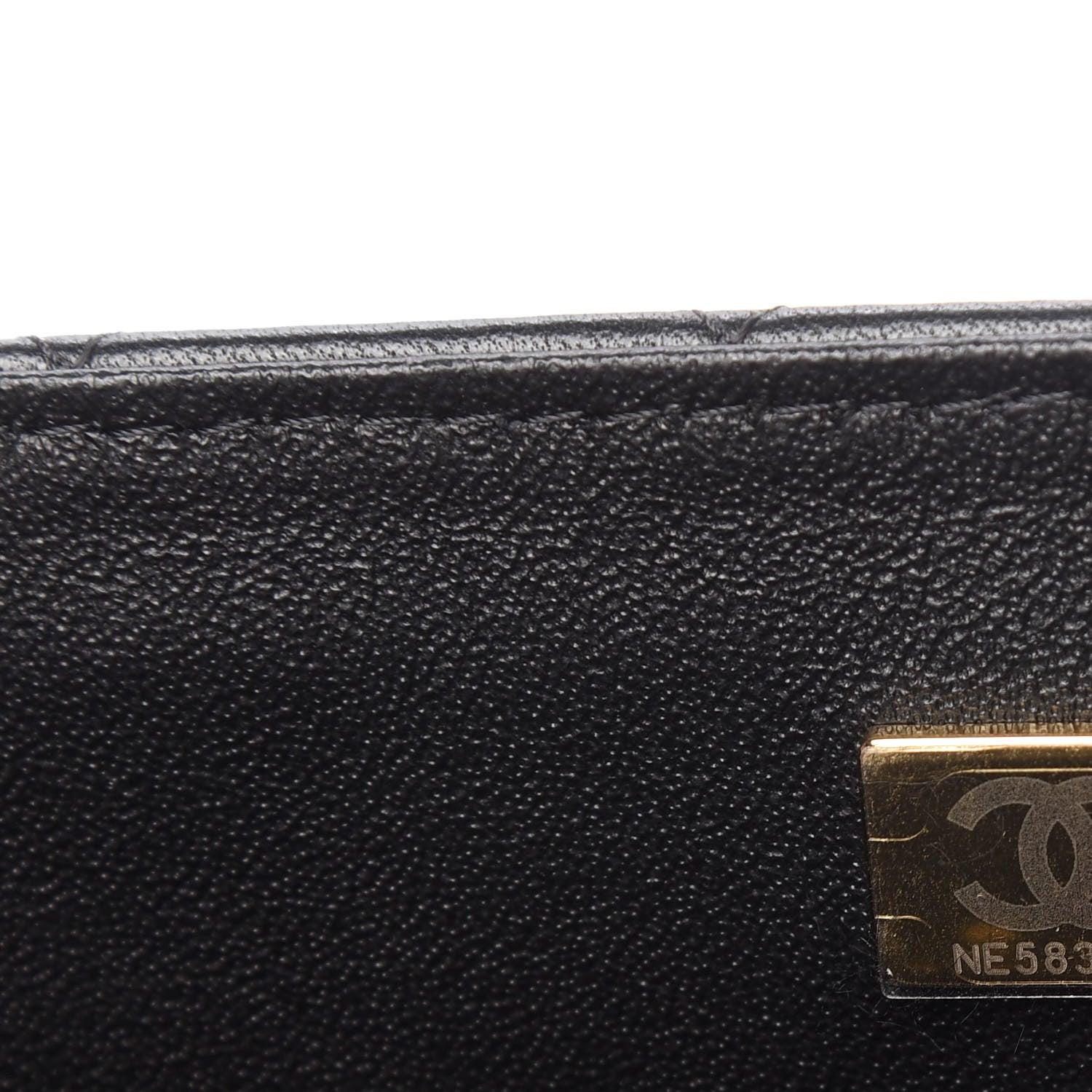 Chanel Lambskin Quilted Mini Top Handle Rectangular Flap Black 9 of 11