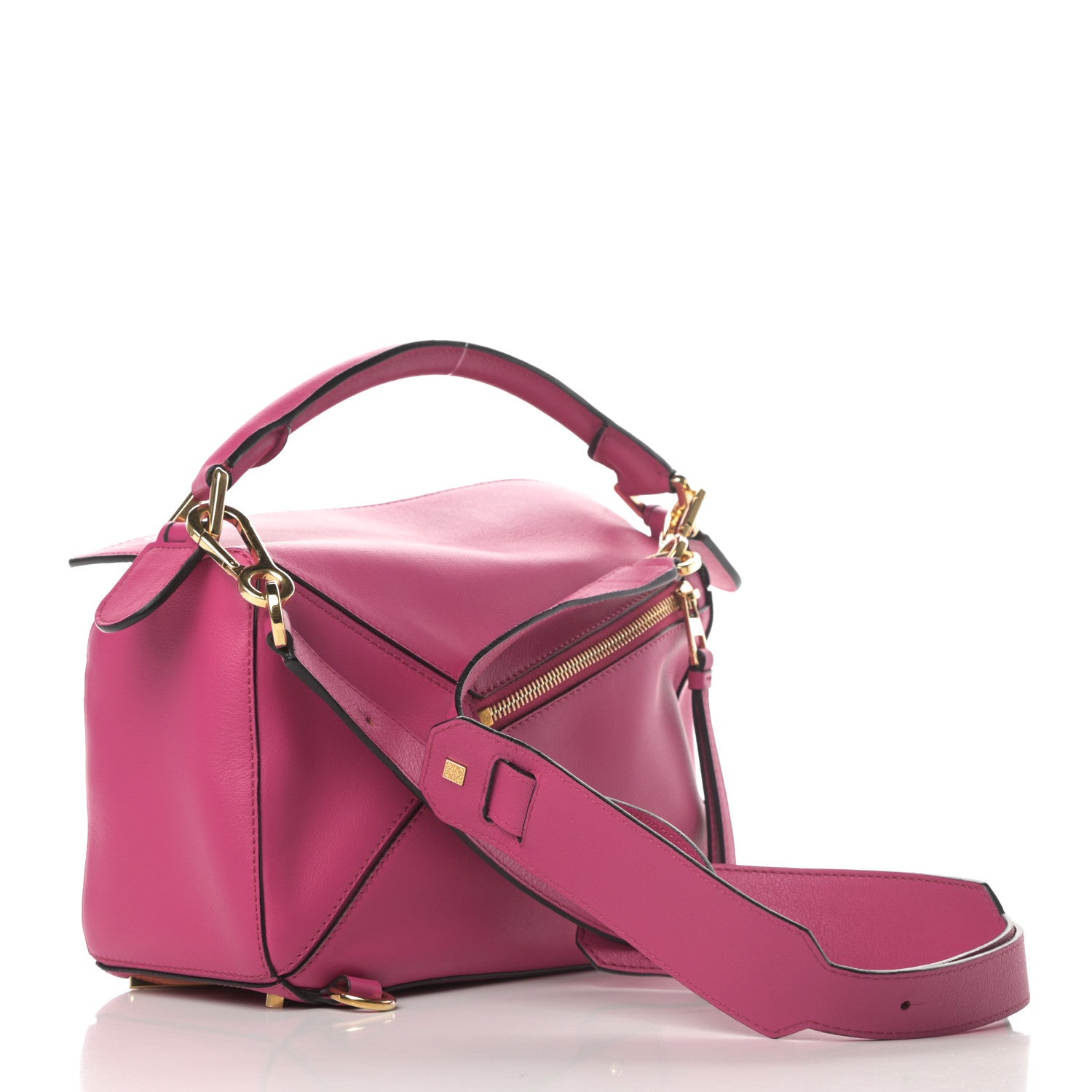 Loewe Calfskin Small Puzzle Bag Fuchsia 3 of 10