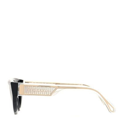 Bulgari Serpenti Vipermesh Cat Eye Sunglasses Black 3 of 8