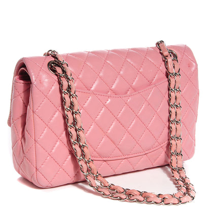 Chanel Lambskin Quilted Medium Double Flap Light Pink 3 of 8